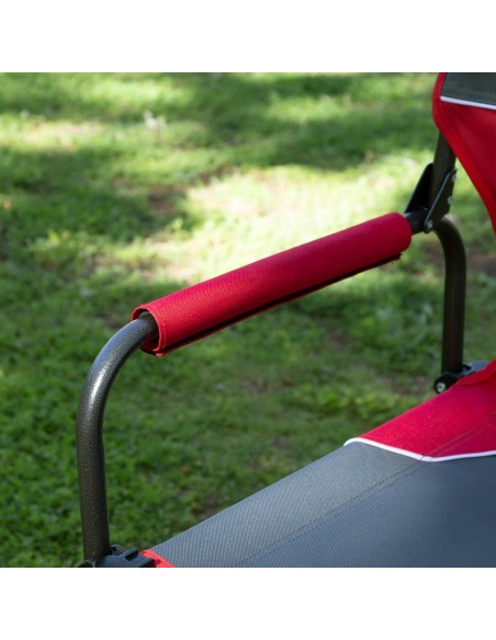 Chaise de camping pliante Aktive 54 x 92 x 49 cm (2 Unités)