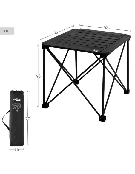 Table Piable Aktive 52 x 46 x 52 cm (2 Unités)