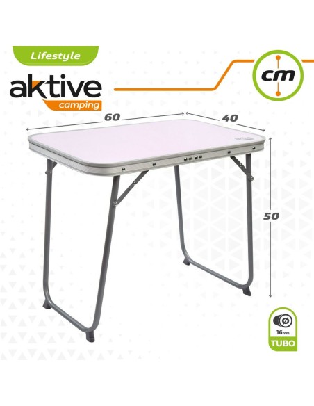 Table Piable Aktive 60 x 50 x 40 cm (4 Unités)
