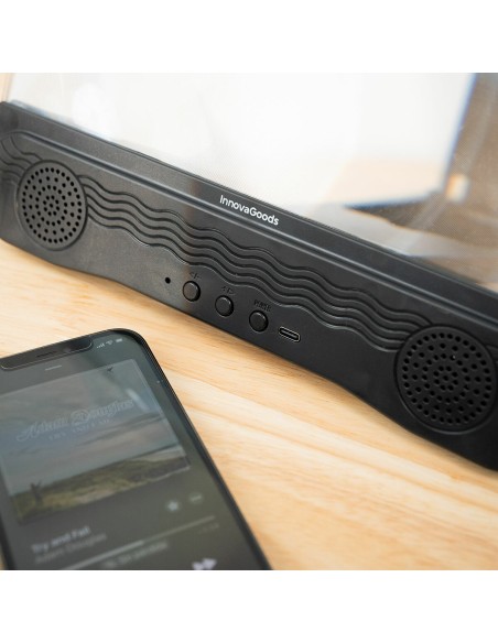 Amplificateur d’Écran pour Téléphone Portable avec Haut-parleur Rechargeable Screenier InnovaGoods