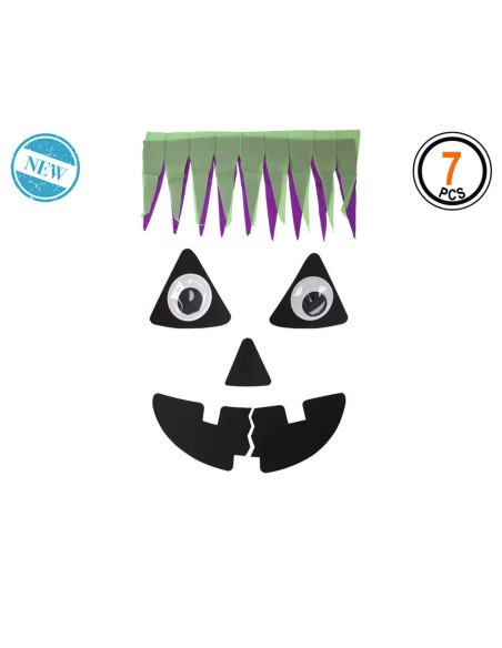 Décoration d'Halloween Citrouille 7 Pièces