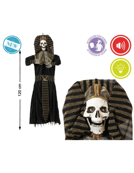 Décoration d'Halloween Pharaon Squelette 130 x 100 cm