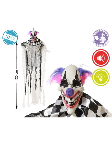 Décoration d'Halloween Clown 120 x 80 x 12 cm