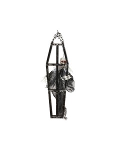 Décoration d'Halloween Squelette 40 x 13 cm Cage