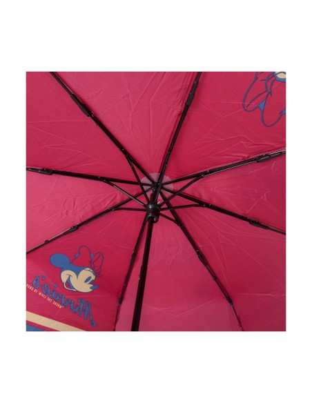 Parapluie pliable Minnie Mouse Rouge (Ø 97 cm)