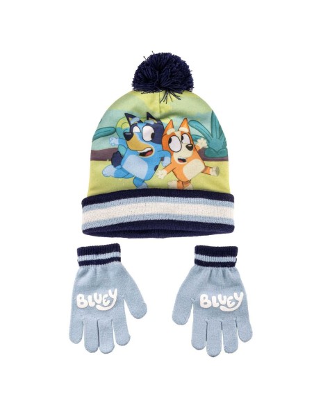 Bonnet et gants Bluey