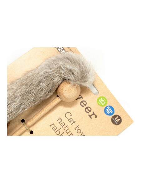 Canne à chat Gloria Niemeyeer Bois Jouet Peluche Ver