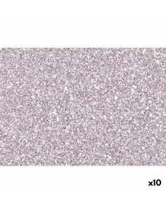 Papier Fama Argenté 20 x 30 cm Paillettes (10 Unités)