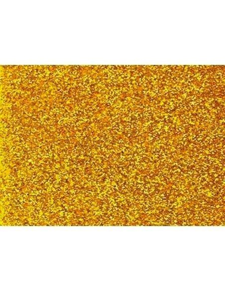 Papier Fama Doré 20 x 30 cm Paillettes (10 Unités)
