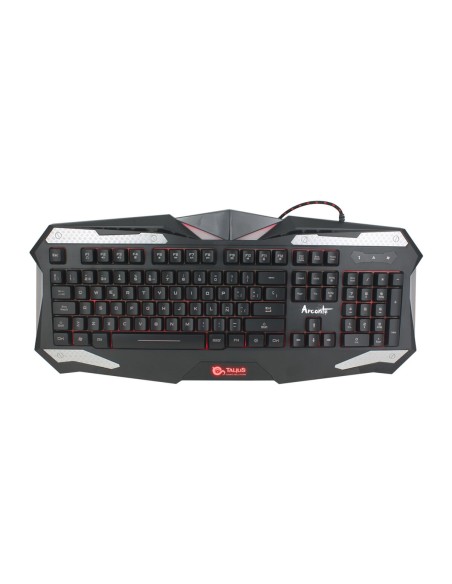 Clavier pour jeu Talius Arconte Noir Espagnol Qwerty