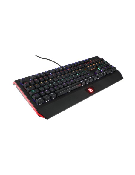 Clavier pour jeu Talius Rune Noir Noir/Rouge Espagnol Qwerty