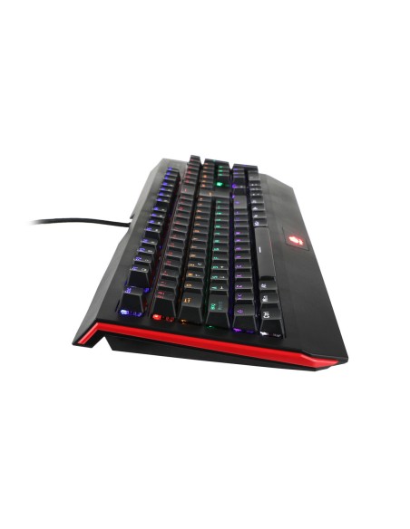 Clavier pour jeu Talius Rune Noir Noir/Rouge Espagnol Qwerty