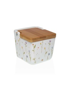 Salière avec couvercle Versa Laison Céramique 8,8 x 8,5 x 8,8 cm