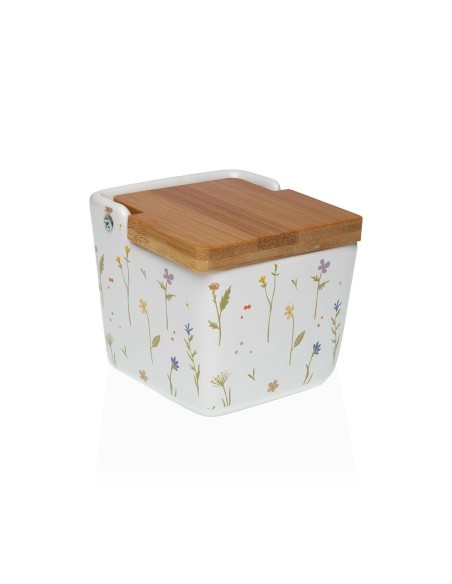 Salière avec couvercle Versa Laison Céramique 8,8 x 8,5 x 8,8 cm