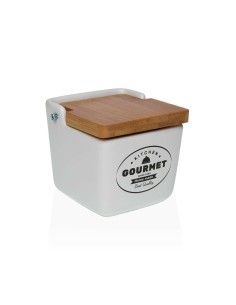 Salière avec couvercle Versa Gourmet Céramique 8,8 x 8,5 x 8,8 cm