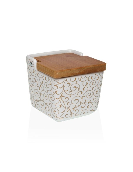 Salière avec couvercle Versa Serpentine Céramique 8,8 x 8,5 x 8,8 cm