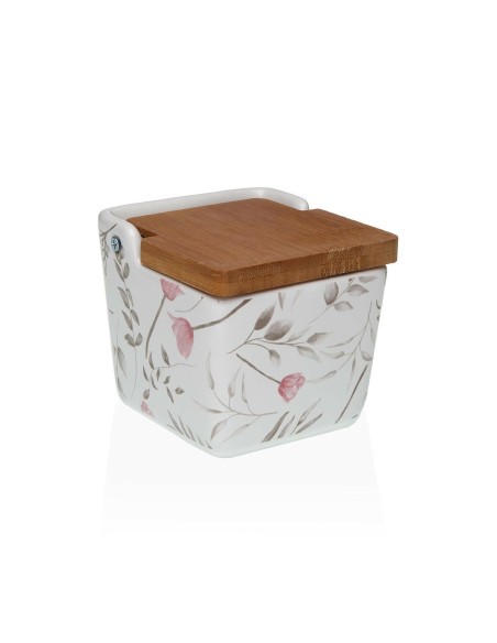 Salière avec couvercle Versa Caprice Céramique 8,8 x 8,5 x 8,8 cm