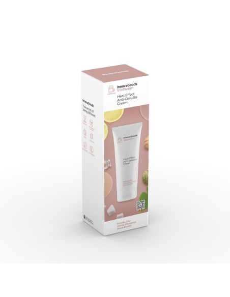 Crème Anti-cellulite à Effet Chaud Kombucha Vibewarm InnovaGoods 200 ml