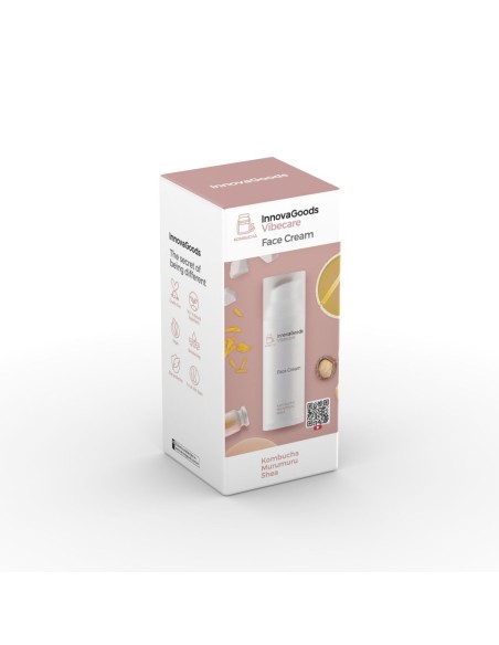 Crème Hydratante pour le Visage Kombucha Vibecare InnovaGoods 50 ml