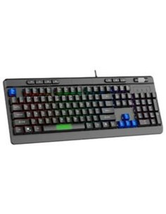 Clavier pour jeu Sparco SPMEMKEYBESP Noir Espagnol Qwerty