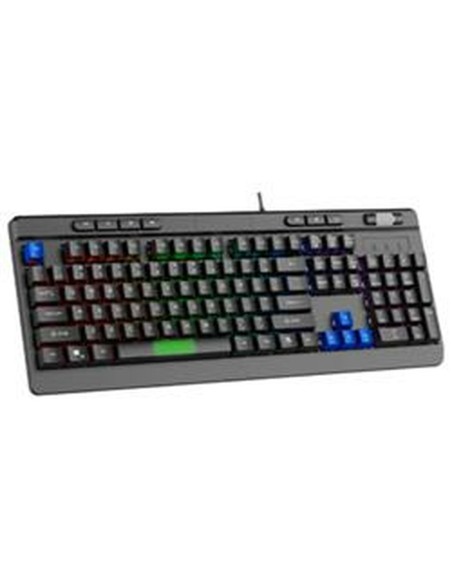 Clavier pour jeu Sparco SPMEMKEYBESP Noir Espagnol Qwerty
