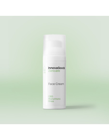 Crème Hydratante pour le Visage CBD Zencare InnovaGoods 50 ml
