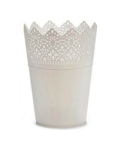 Cache-pot Ibergarden Blanc Plastique 15 x 18 x 15 cm