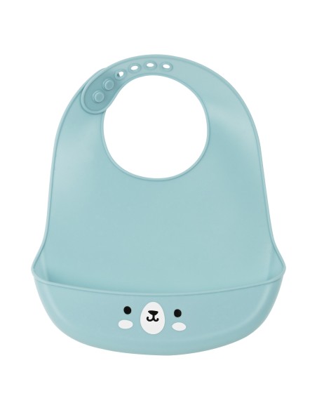 Bavoir Safta Silicone Bleu (21 x 2 x 26 cm)