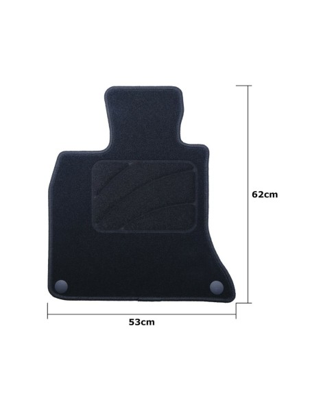 Set de tapis de voitures OCC Motorsport OCCBW0034 Bmw F07 Serie 5 Gt X-Drive 5 Pièces