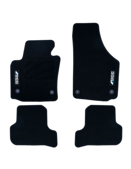 Set de tapis de voitures OCC Motorsport OCCST0015LOG Seat Leon Mk2 5 Pièces