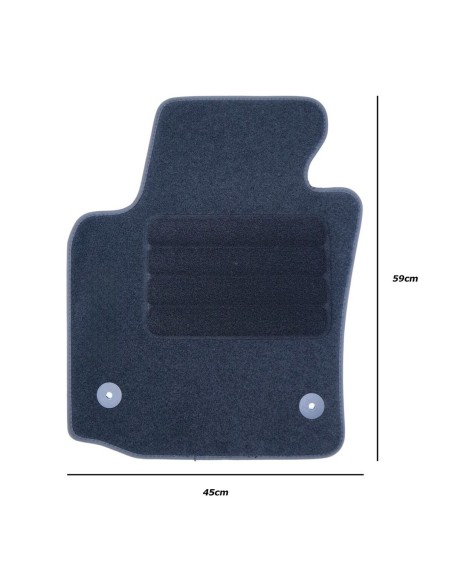 Set de tapis de voitures OCC Motorsport OCCST0015LOG Seat Leon Mk2 5 Pièces