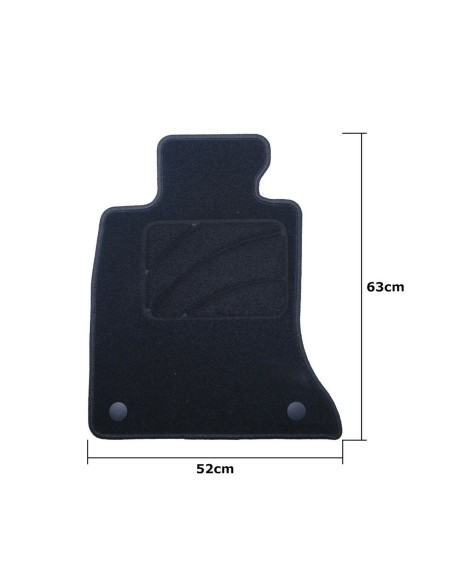 Set de tapis de voitures OCC Motorsport OCCBW0036 Bmw F10 Serie 5 Sedan Facelift 5 Pièces