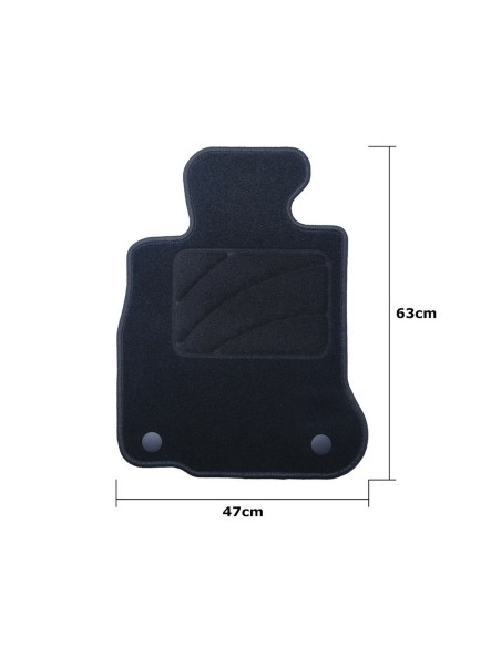 Set de tapis de voitures OCC Motorsport OCCBW0039 Bmw F12 Serie 6 Cabrio 5 Pièces