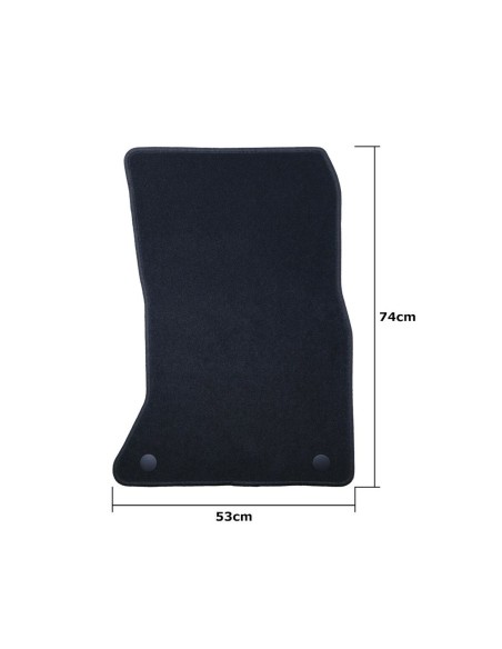 Set de tapis de voitures OCC Motorsport OCCBW0033 Bmw F07 Serie 5 Gt 5 Pièces