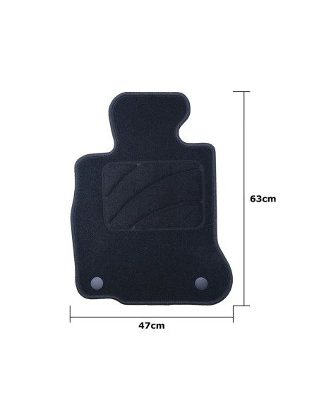 Set de tapis de voitures OCC Motorsport OCCBW0040 Bmw F13 Serie 6 Coupe 5 Pièces