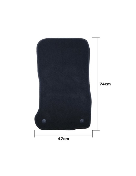 Set de tapis de voitures OCC Motorsport OCCBW0040 Bmw F13 Serie 6 Coupe 5 Pièces