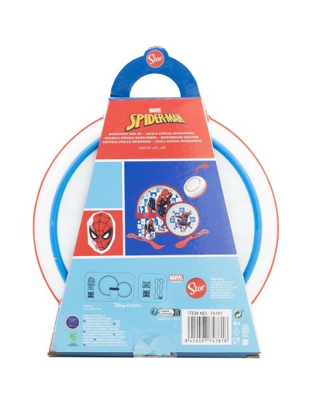 Ensemble Vaisselle pour Enfants Spider-Man CZ11308 Plastique (5 Pièces)
