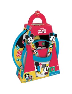 Ensemble Vaisselle pour Enfants Mickey Mouse CZ11306 Plastique (5 Pièces)