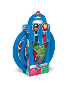 Ensemble Vaisselle pour Enfants The Avengers CZ11309 Plastique (5 Pièces)