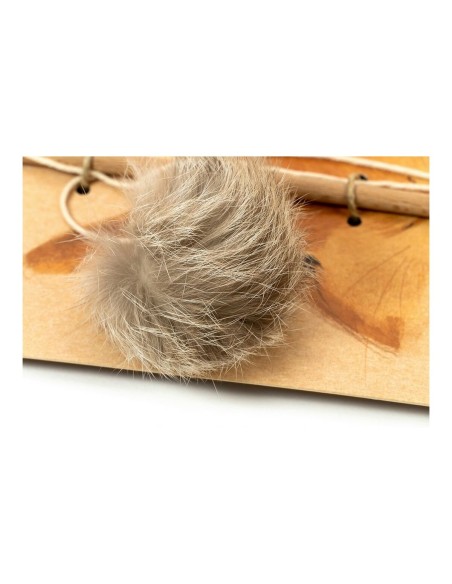 Canne à chat Gloria Gaudí Bois Pompon (6 cm)
