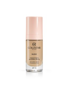 Fonds de teint liquides Collistar NUDO Nº 2G Beige dorato Spf 15 30 ml