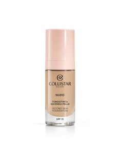 Fonds de teint liquides Collistar NUDO Nº 2R Beige rosato Spf 15 30 ml