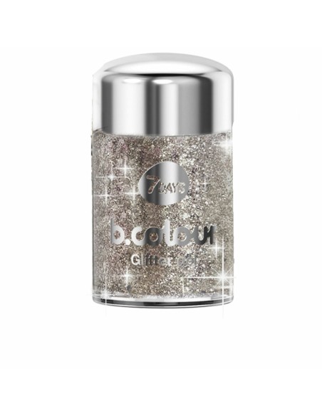 Paillettes 7DAYS B.COLOUR WE Argenté Nº 04 Dear santa 10 g