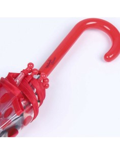 Parapluie Minnie Mouse Rouge 100 % POE (Ø 71 cm) 2