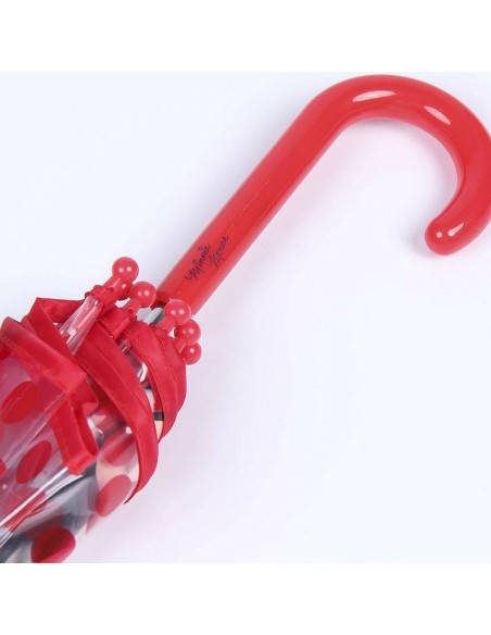 Parapluie Minnie Mouse Rouge 100 % POE (Ø 71 cm)