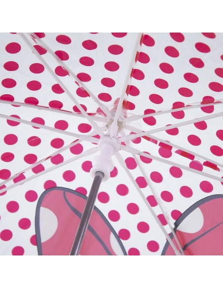 Parapluie Minnie Mouse Rouge 100 % POE (Ø 71 cm)