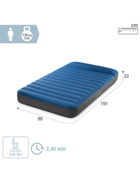 Air bed Intex 99 x 22 x 191 cm (4 Unités)