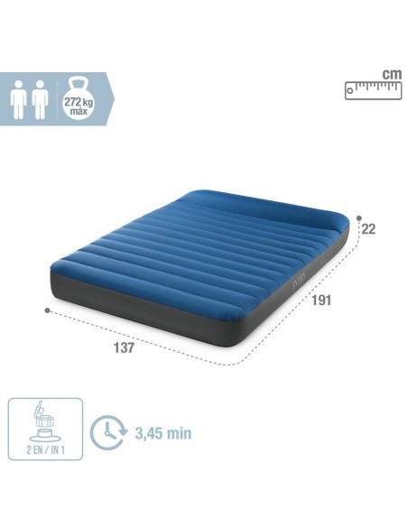 Air bed Intex 137 x 22 x 191 cm (3 Unités)