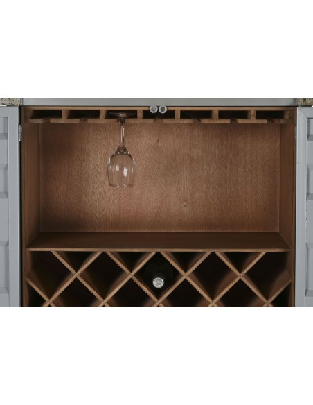 Range Bouteilles Home ESPRIT Bleu ciel 76,5 x 41 x 157,5 cm