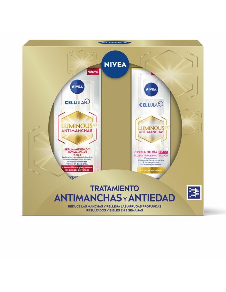 Set de Maquillage Nivea TRATAMIENTO ANTIMANCHAS Y ANTIEDAD 2 Pièces